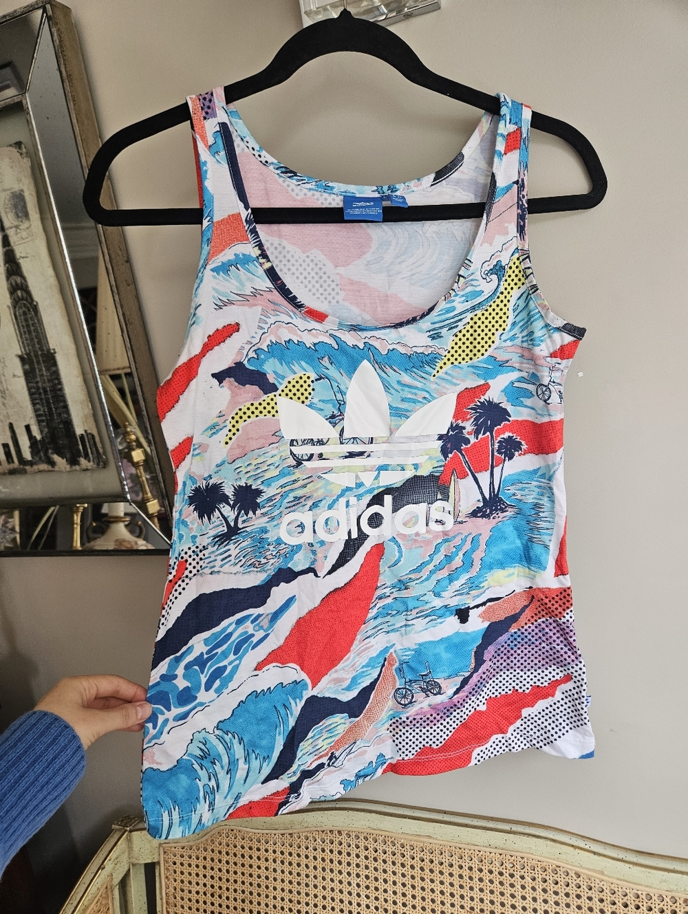 Rare Adidas Venice Beach Tank Top - size small